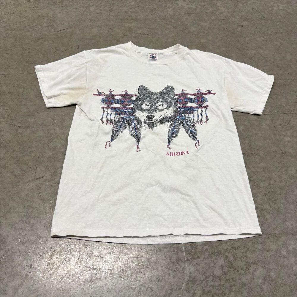 American-vintage Men's White T-shirt